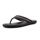 Chinelo Masculino Casual Em Couro Preto - GALLANT PRETO