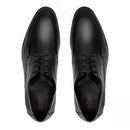 Sapato Derby Masculino Social Em Couro - PRETO