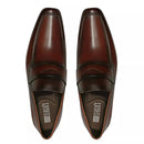 Sapato Loafer Masculino Social Em Couro - BROWN