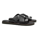 SANDÁLIA MASCULINA CASUAL EM COURO - SKAR PRETO