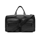 MALA DE VIAGEM EM COURO PRETO